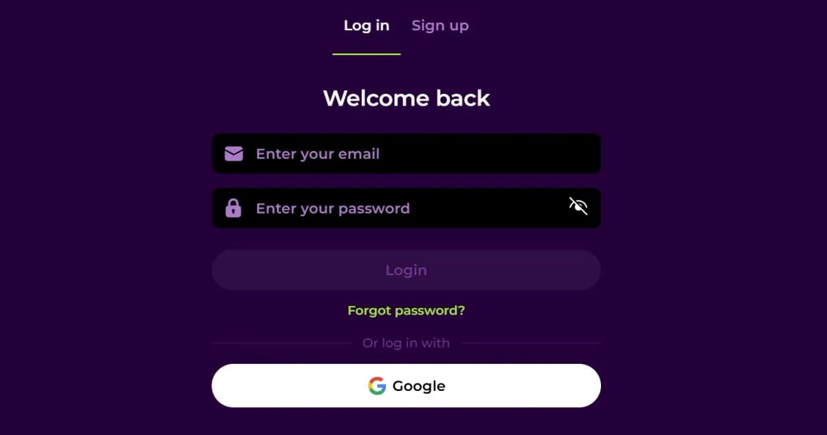 Accedi al tuo account SpinMama